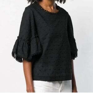 See By Chloe Black Blouse